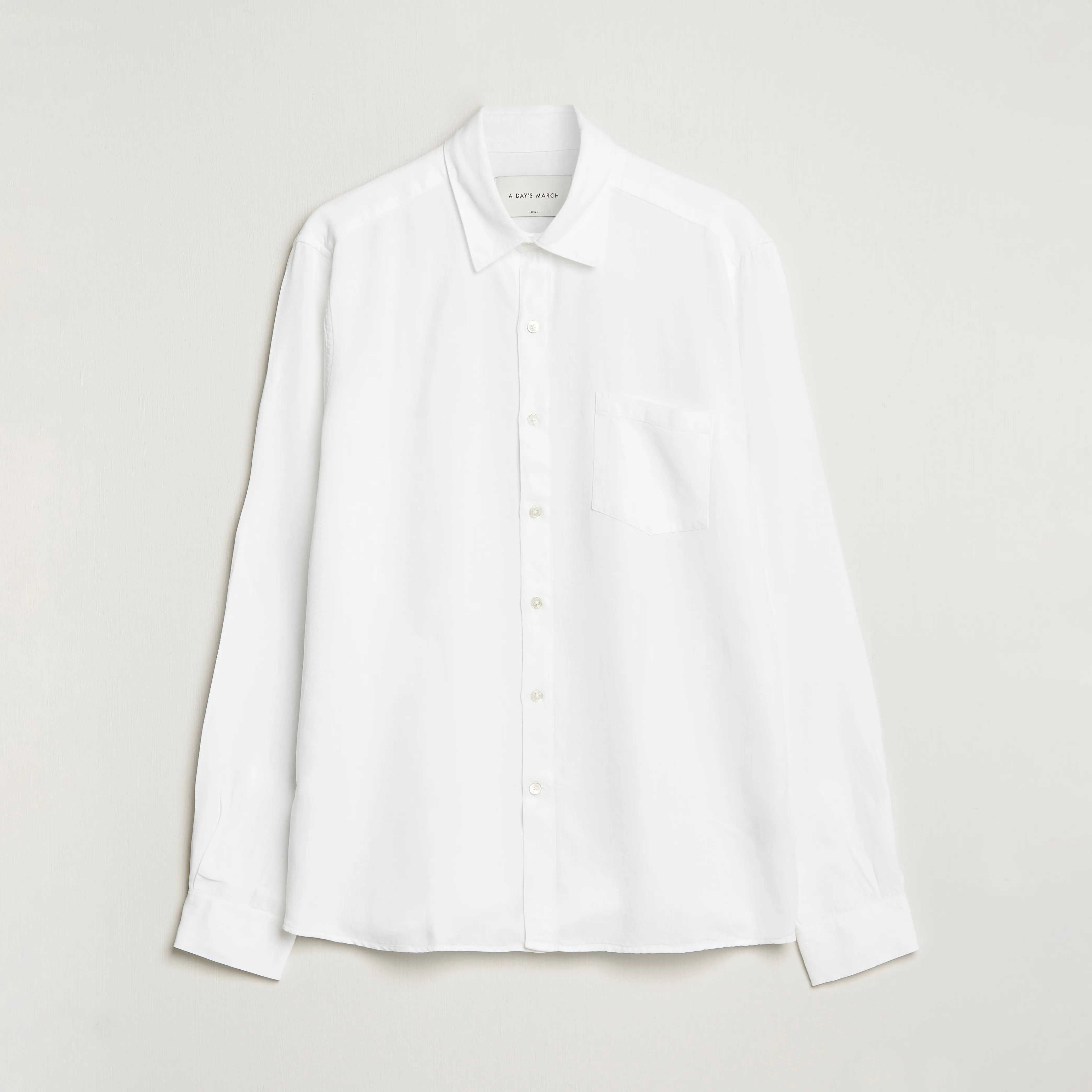 A Day's March Daintree Tencel Shirt White