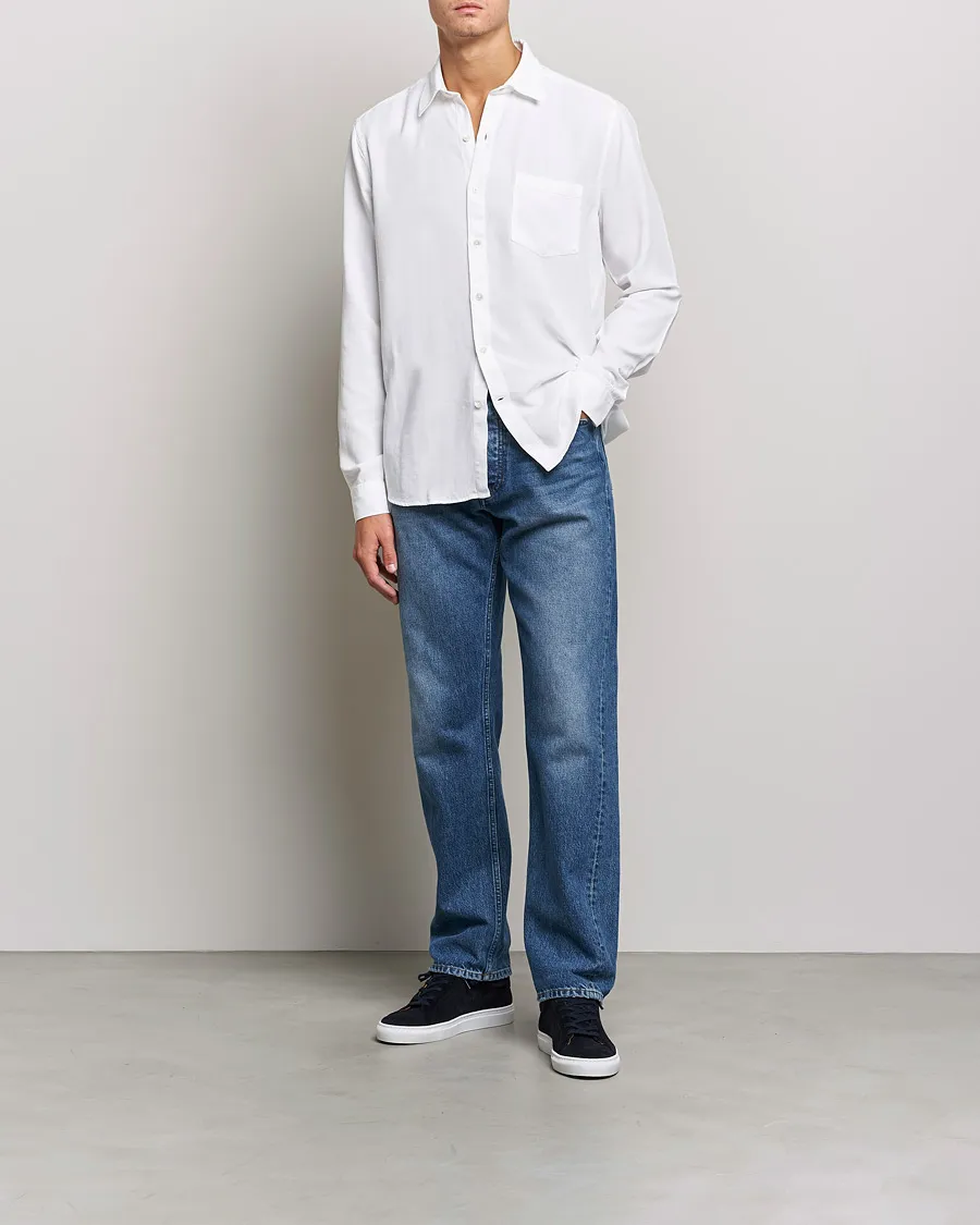 A Day's March Daintree Tencel Shirt White
