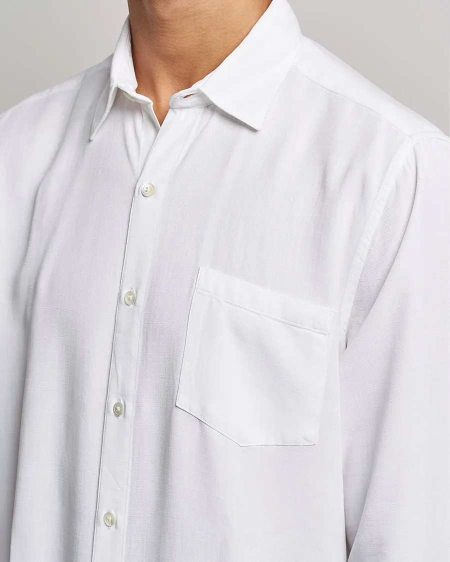 A Day's March Daintree Tencel Shirt White