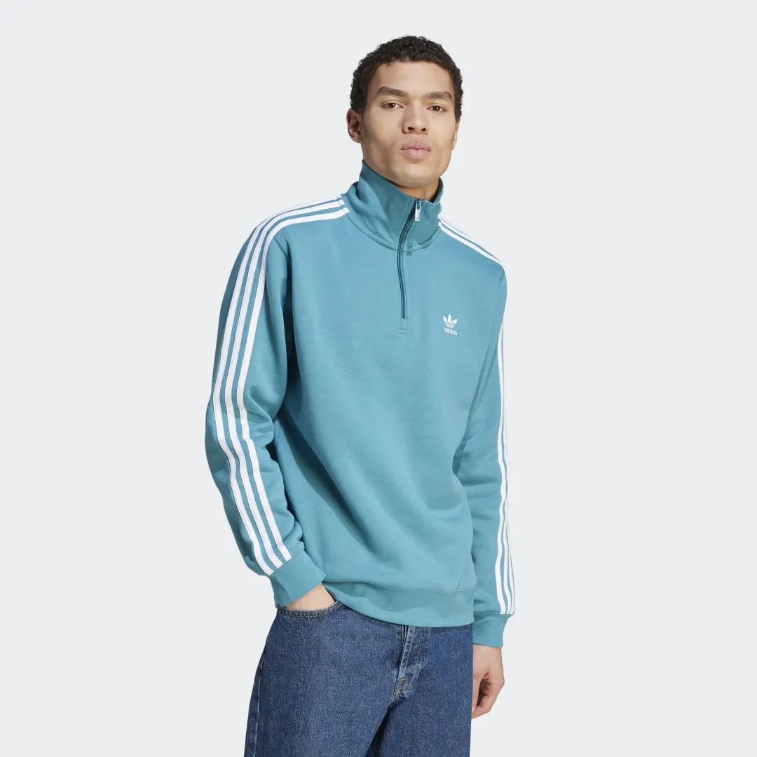 ADIDAS ORIGINALS ADICOLOR CLASSICS 3STRIPES HALFZIP SWEATSHIRT