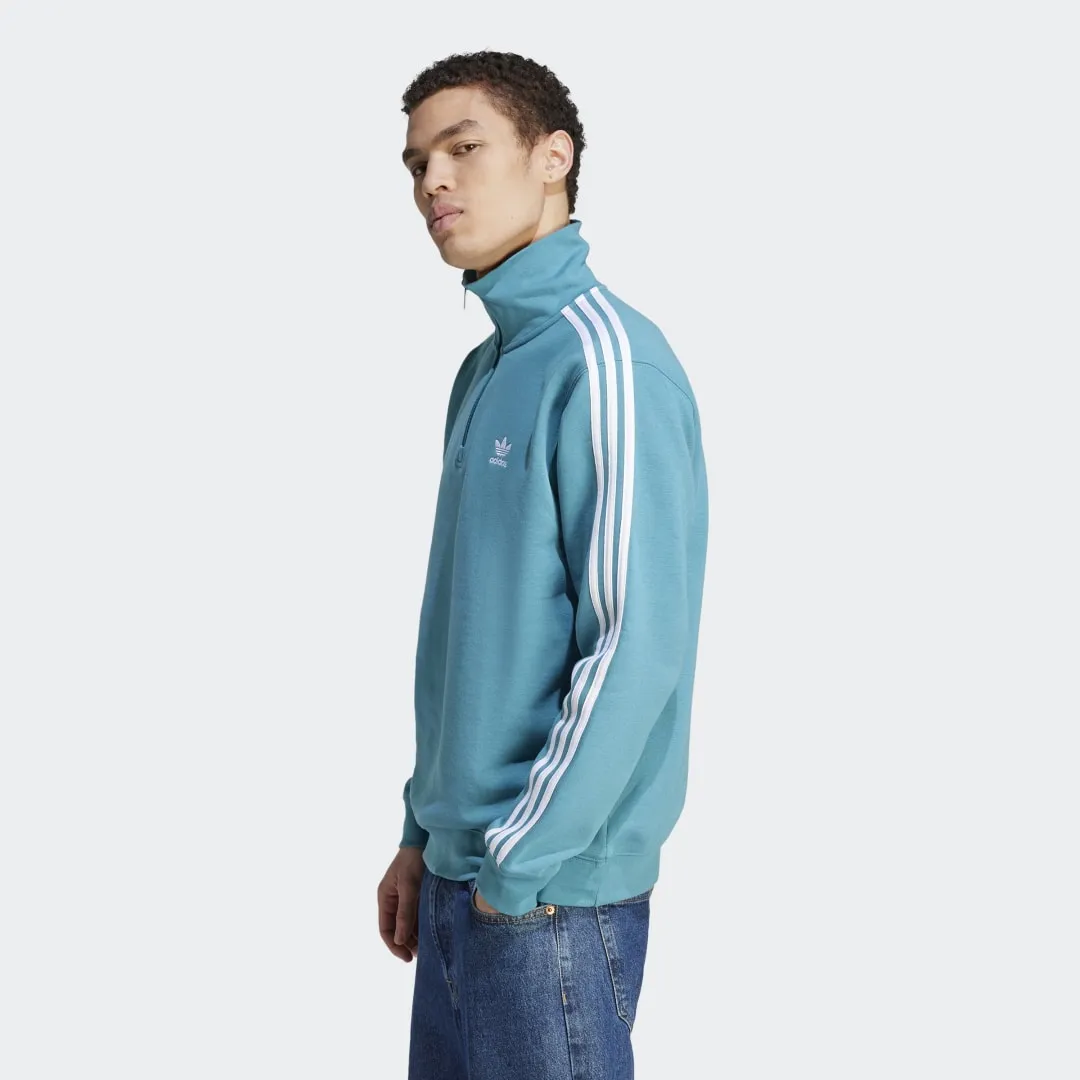 ADIDAS ORIGINALS ADICOLOR CLASSICS 3STRIPES HALFZIP SWEATSHIRT
