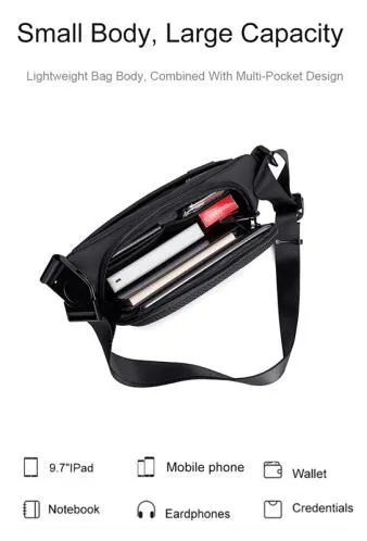 ARCTIC HUNTER Bandolera Y00561 con soporte para tablet, 4L, gris