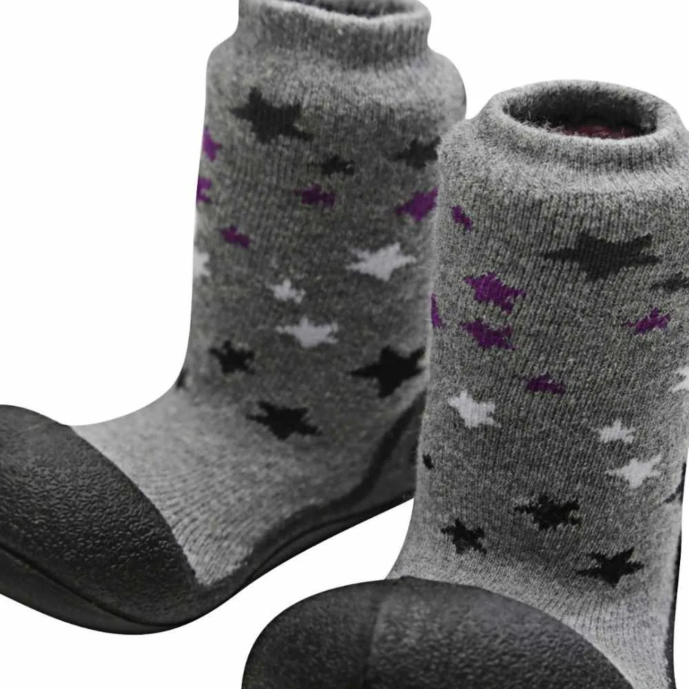 Attipas Twinkle Black Doble Calcetín