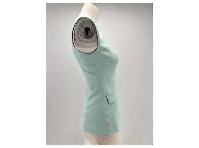 Autre Marque ANNA QUAN Camisetas.US 6 Lana Turquesa 