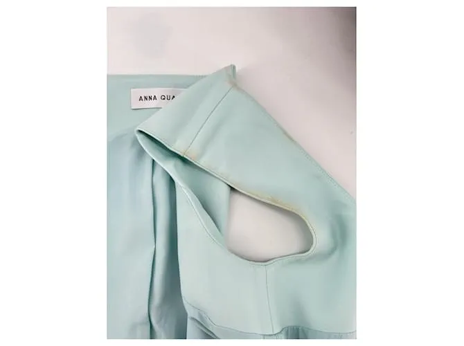 Autre Marque ANNA QUAN Camisetas.US 6 Lana Turquesa 