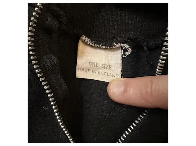 Autre Marque CCCP Vintage cuello alto con cremallera desde principios 2000 Negro 