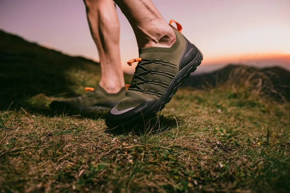 BAREFOOT SNEAKERS BAREBARICS VOYAGER  ARMY GREEN