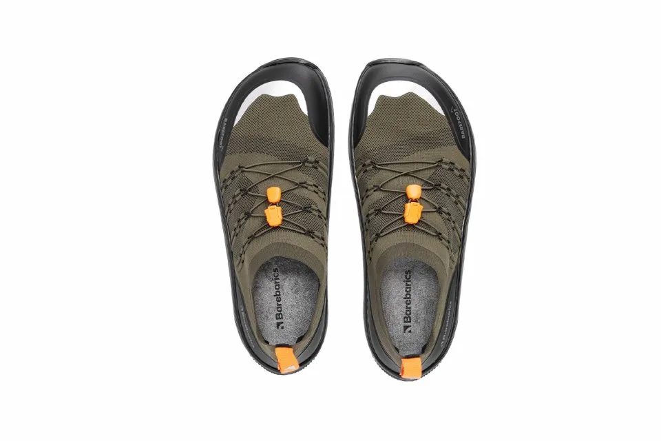 BAREFOOT SNEAKERS BAREBARICS VOYAGER  ARMY GREEN