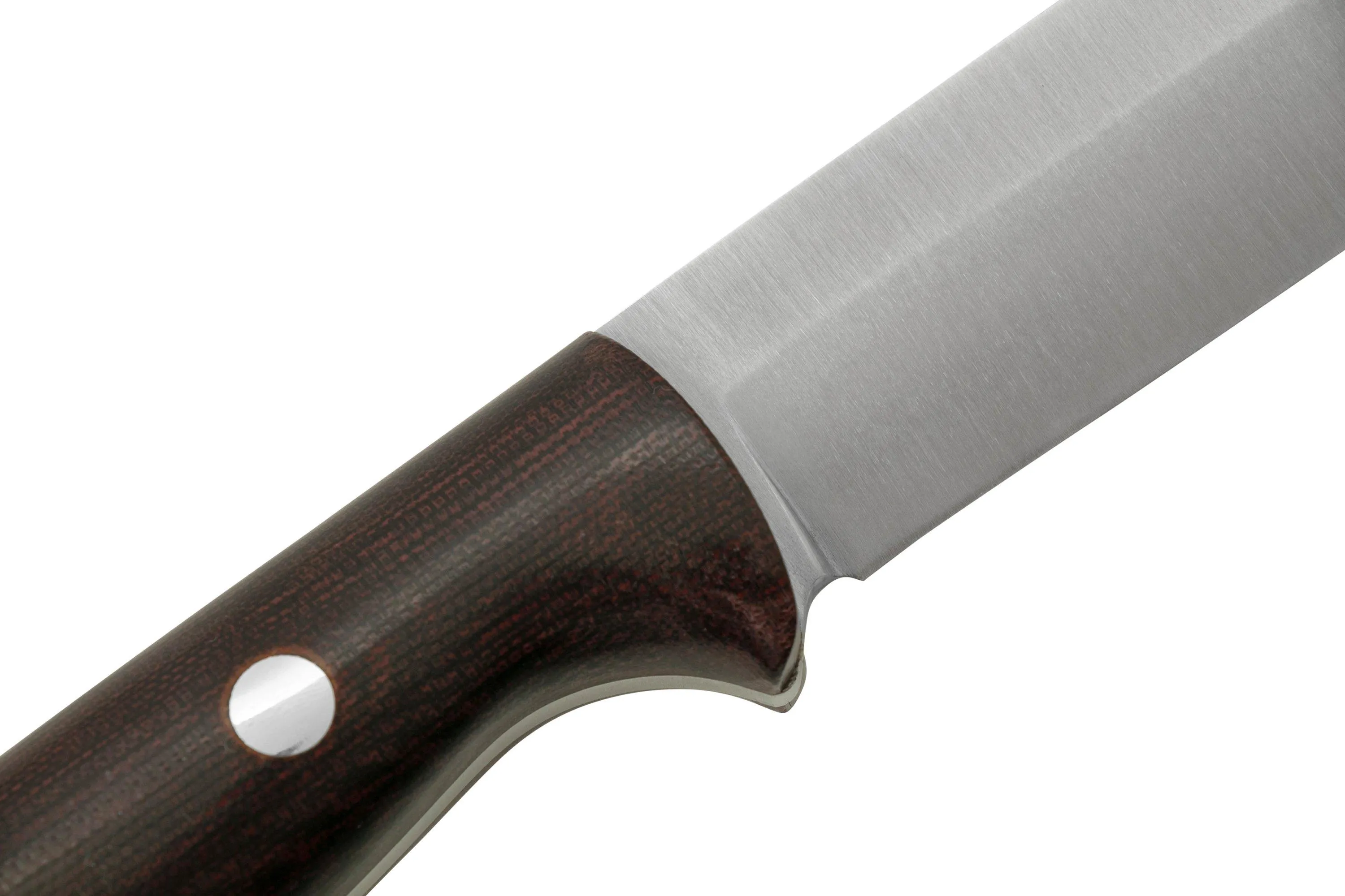 Bark River Bravo 1.2 LT CPM 3V Rampless, Burgundy Canvas Micarta cuchillo de exterior