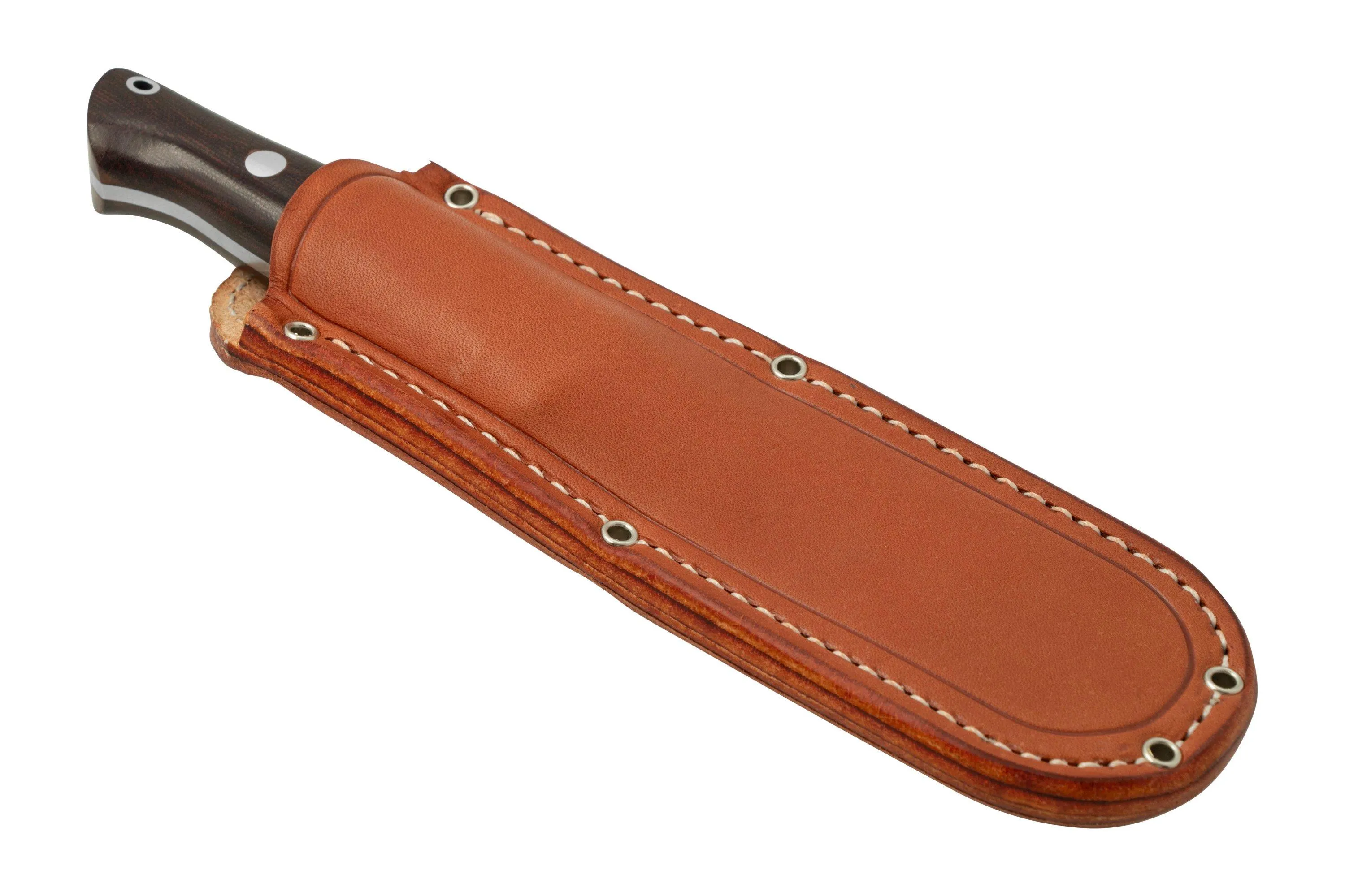 Bark River Bravo 1.2 LT CPM 3V Rampless, Burgundy Canvas Micarta cuchillo de exterior