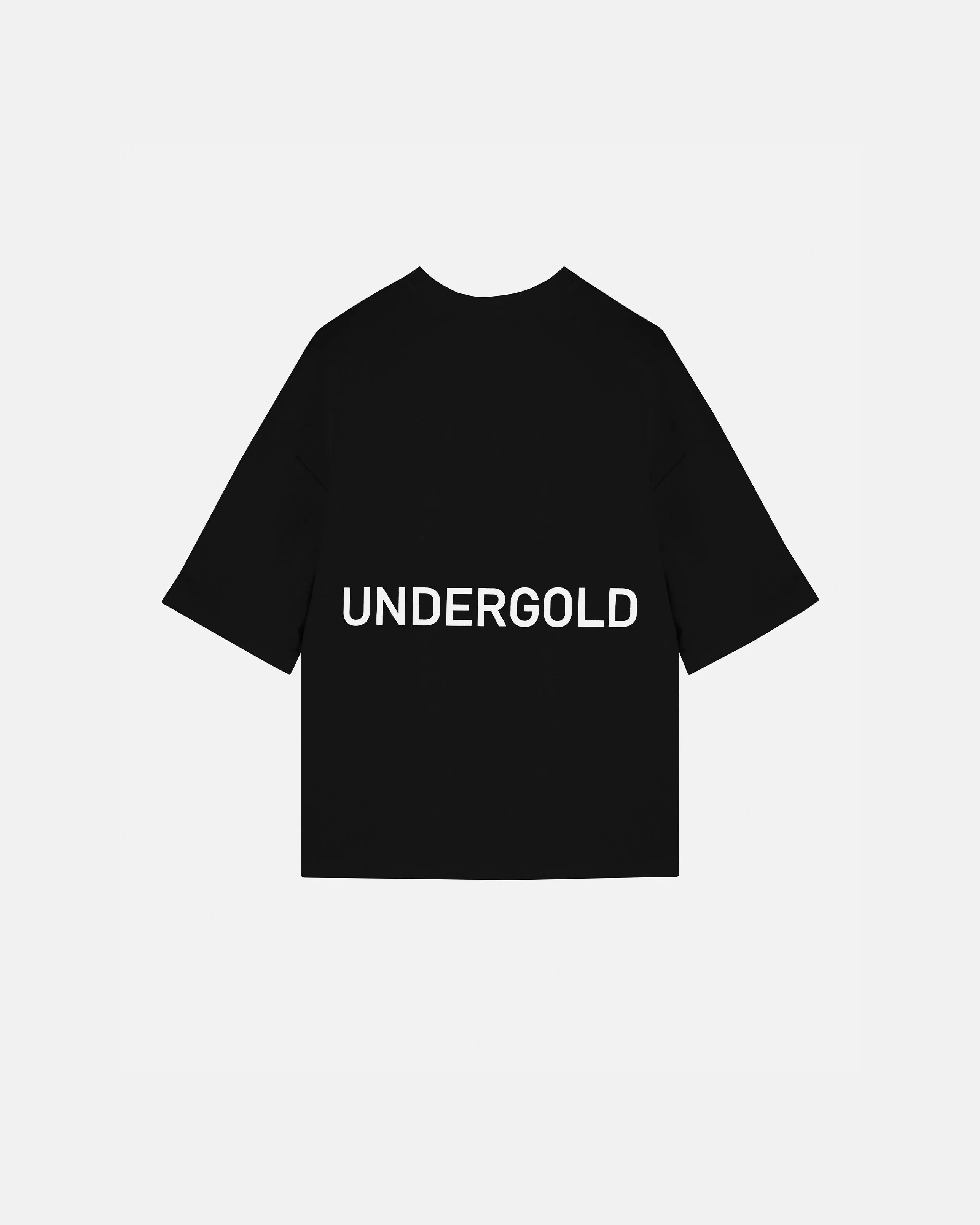 Basics Logo Ribbed Boxy Tshirt Black