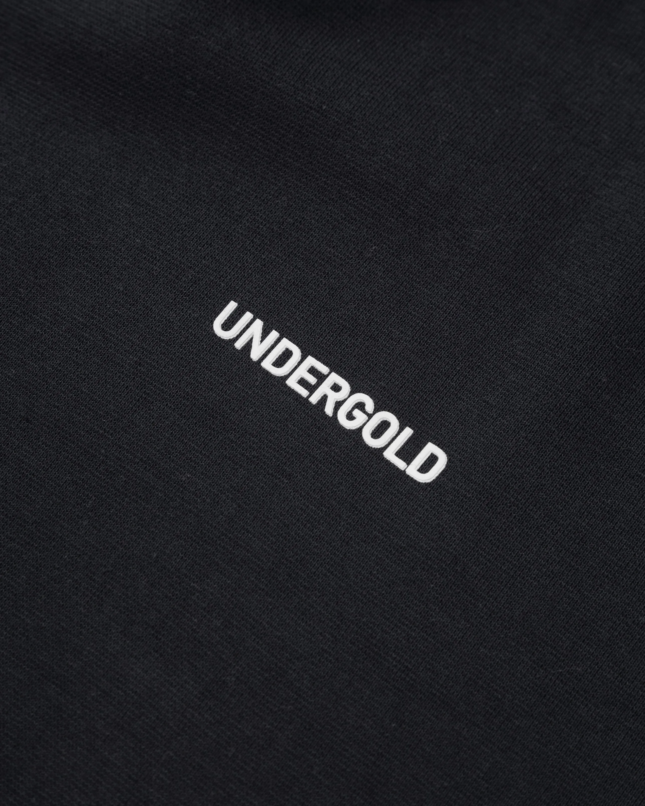 Basics Logo Ribbed Boxy Tshirt Black