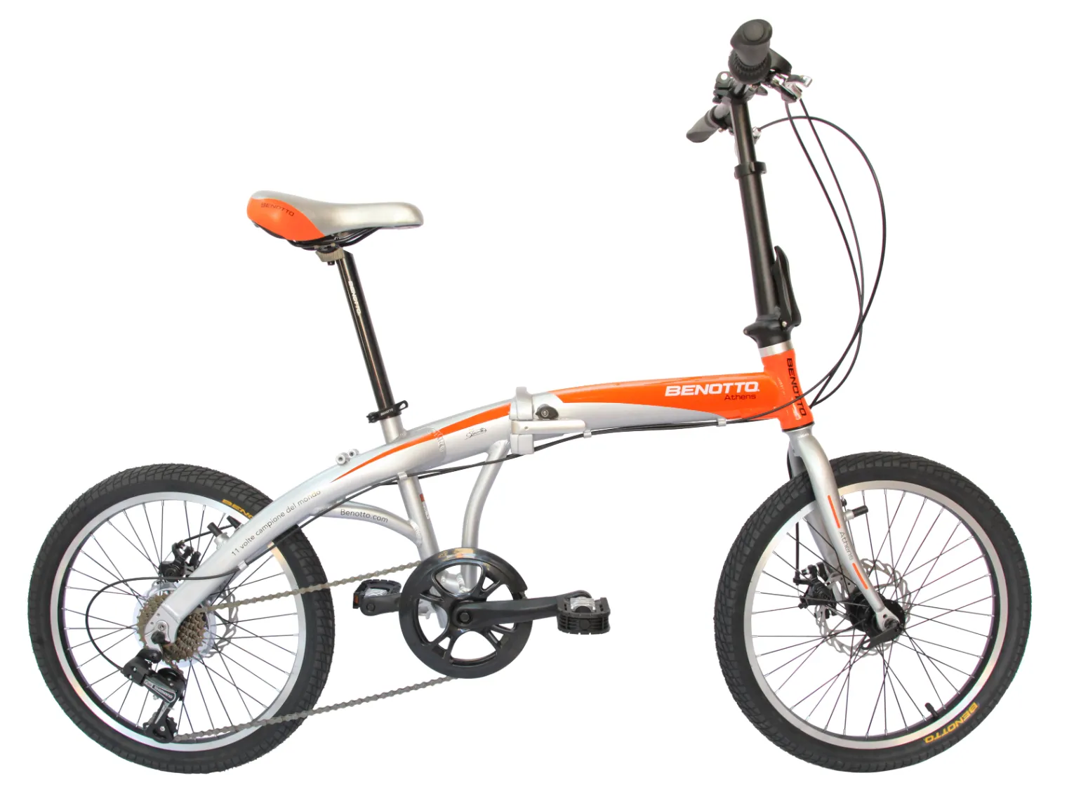 BENOTTO Bicicleta Plegable ATHENS R20 7V. De Luxe Aluminio