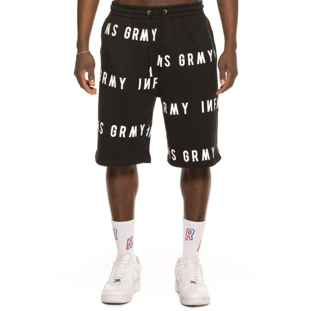 Bermuda Grimey Sober Heritage Sweatshorts SS19 Black