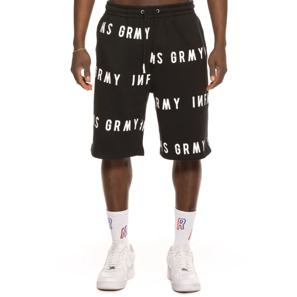 Bermuda Grimey Sober Heritage Sweatshorts SS19 Black