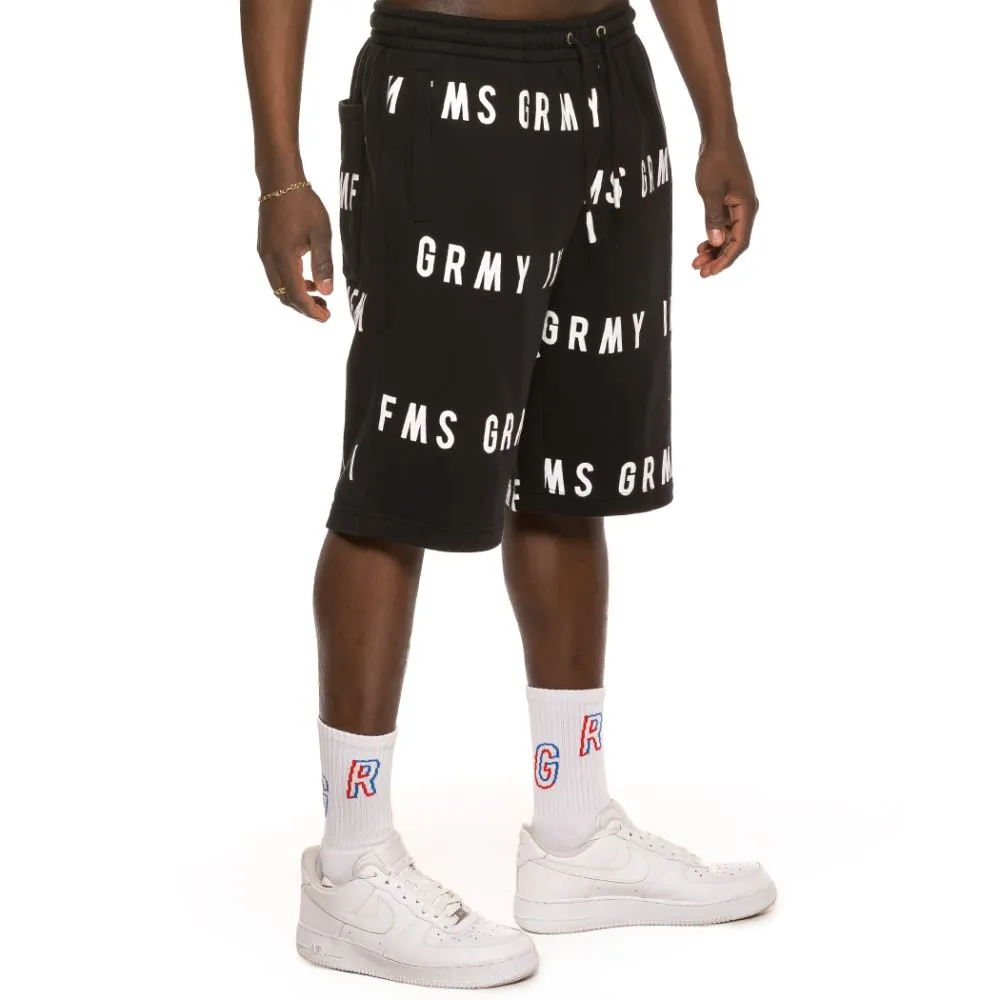 Bermuda Grimey Sober Heritage Sweatshorts SS19 Black