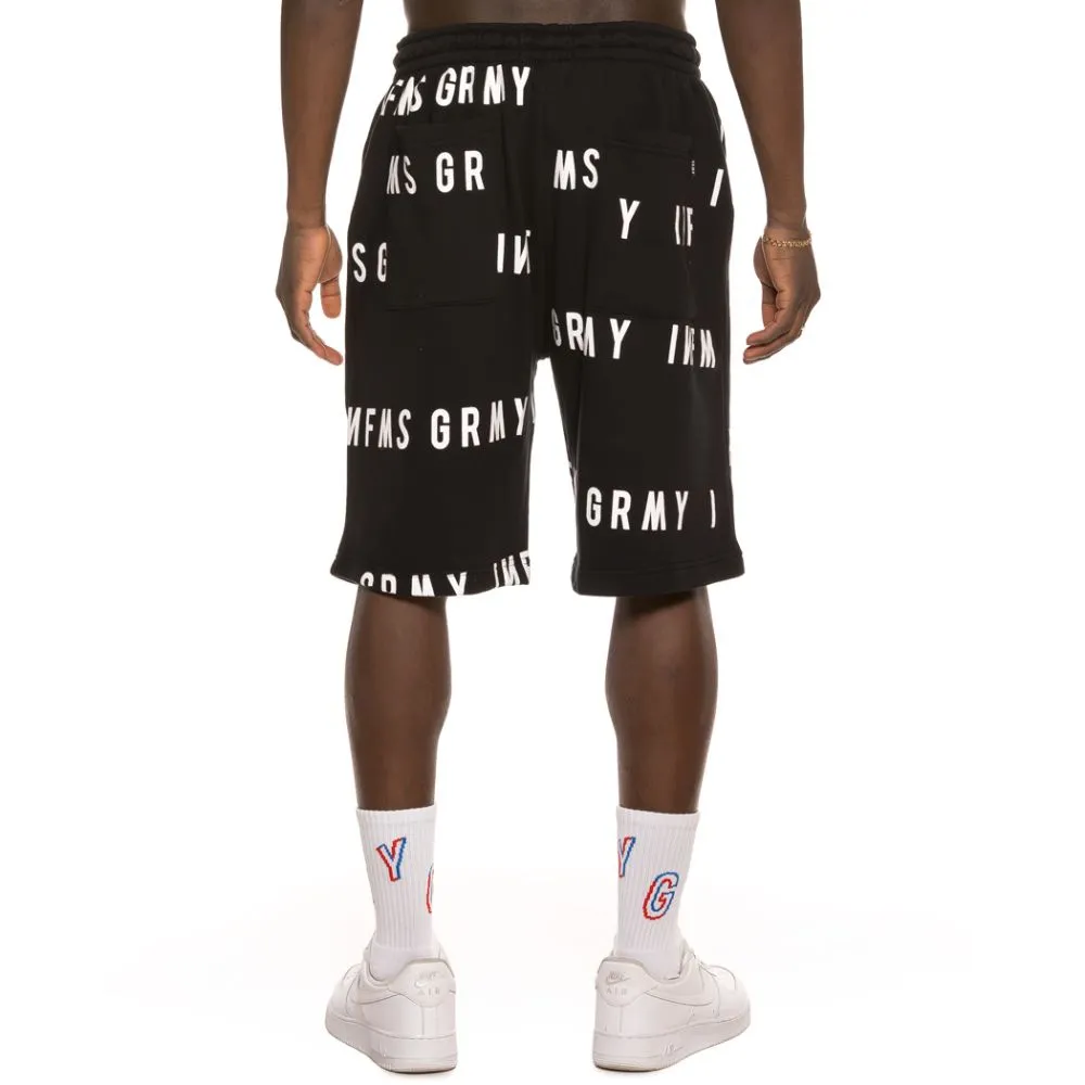 Bermuda Grimey Sober Heritage Sweatshorts SS19 Black