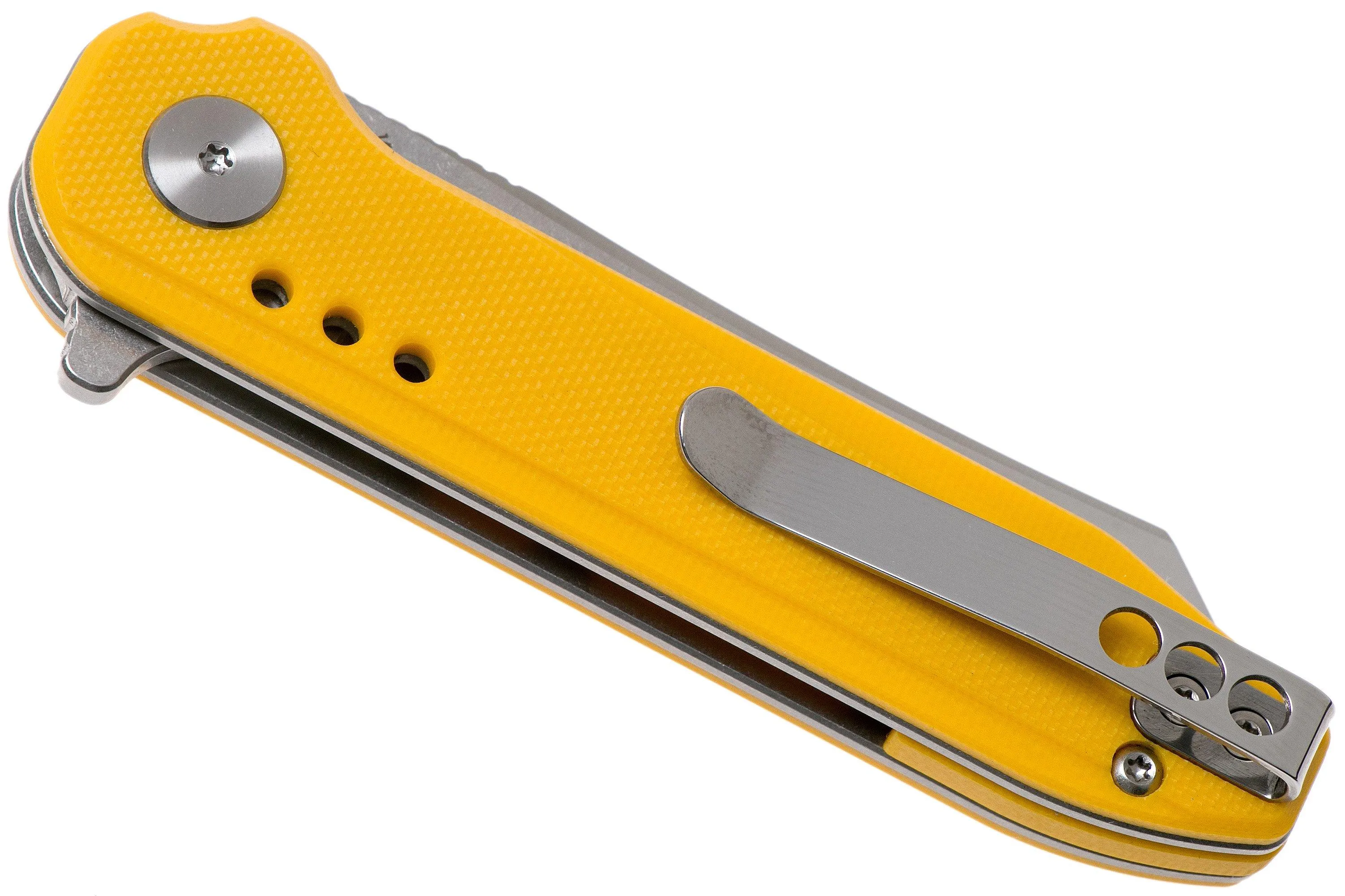 Bestech Syntax BG40B Yellow G10, Two Tone Satin navaja, diseño Todd Knife & Tool