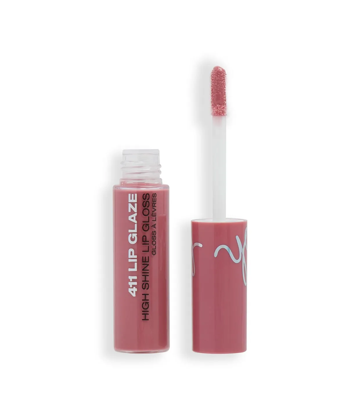 BH COSMETICS  BRILLO DE LABIOS 411 LIP GLAZE HIGH SHINE  RUMOURS