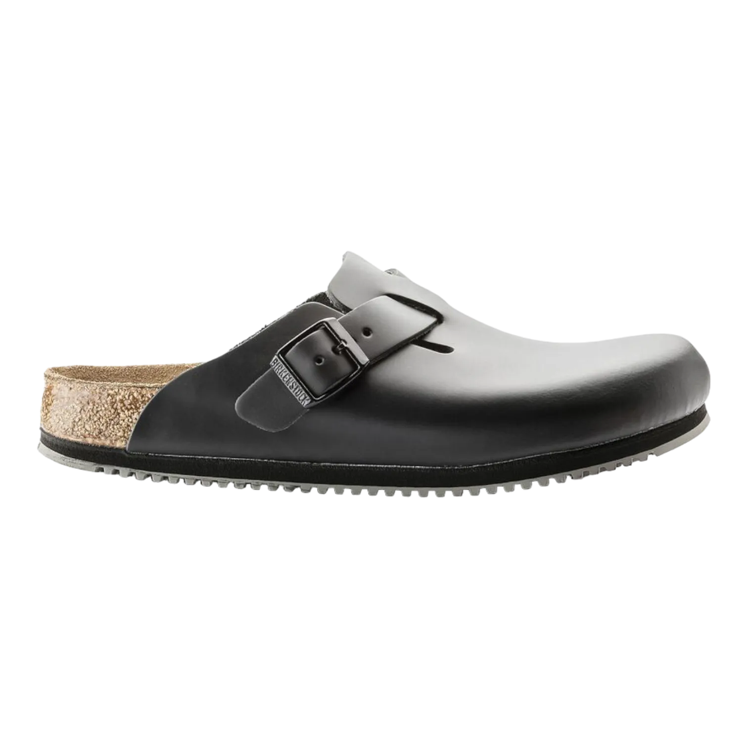 Birkenstock Boston Super Grip Black Leather 1023458