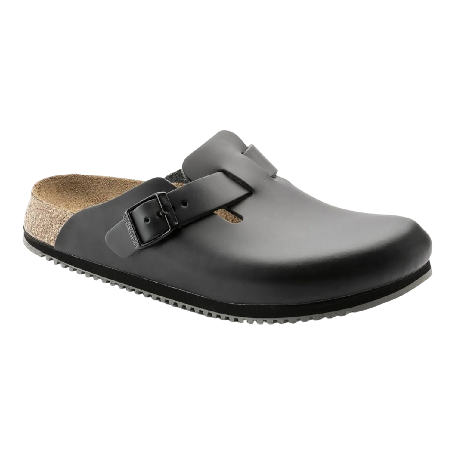 Birkenstock Boston Super Grip Black Leather 1023458