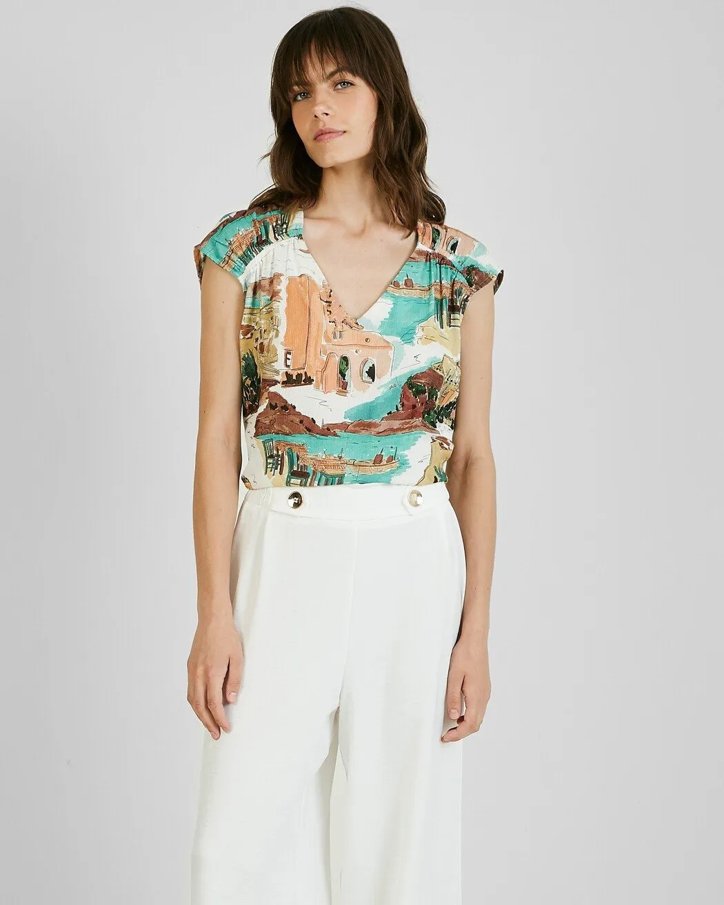 BLUSA PRINT CASAS
