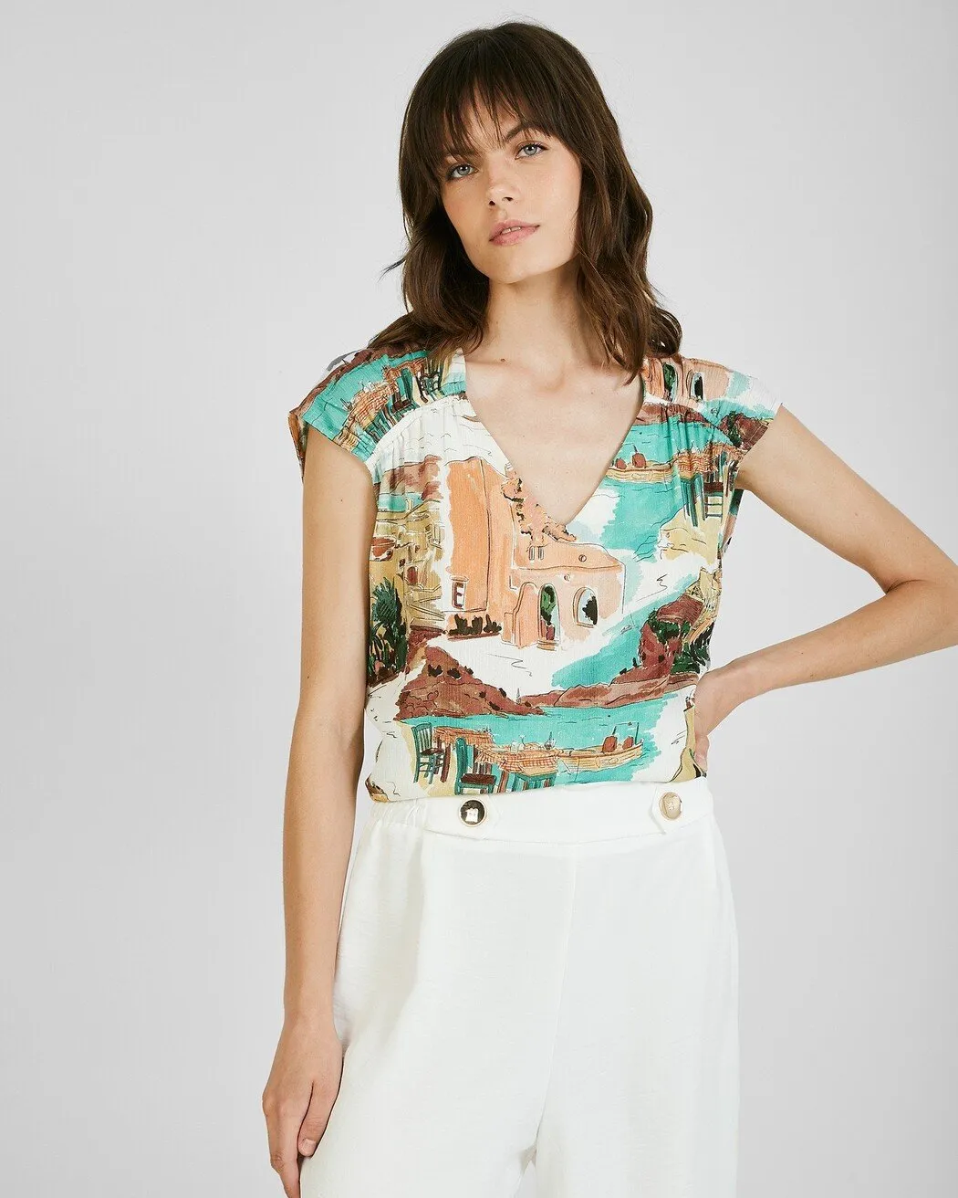 BLUSA PRINT CASAS