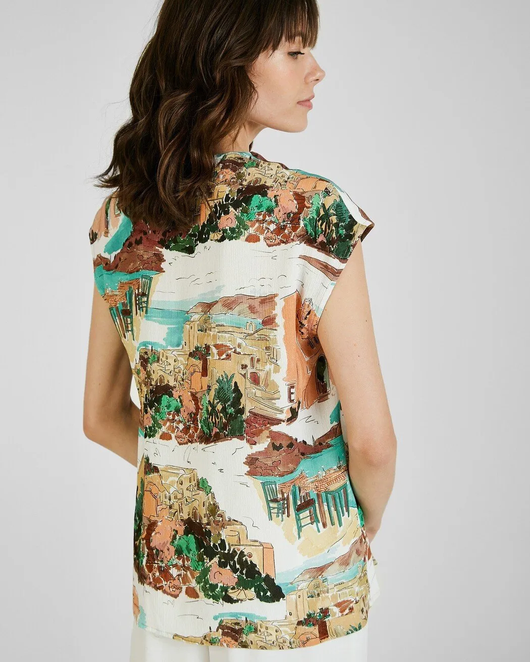 BLUSA PRINT CASAS