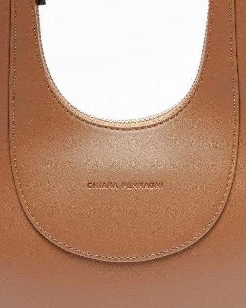 Bolso de mano Chiara Ferragni 76SB4G1 Marrón