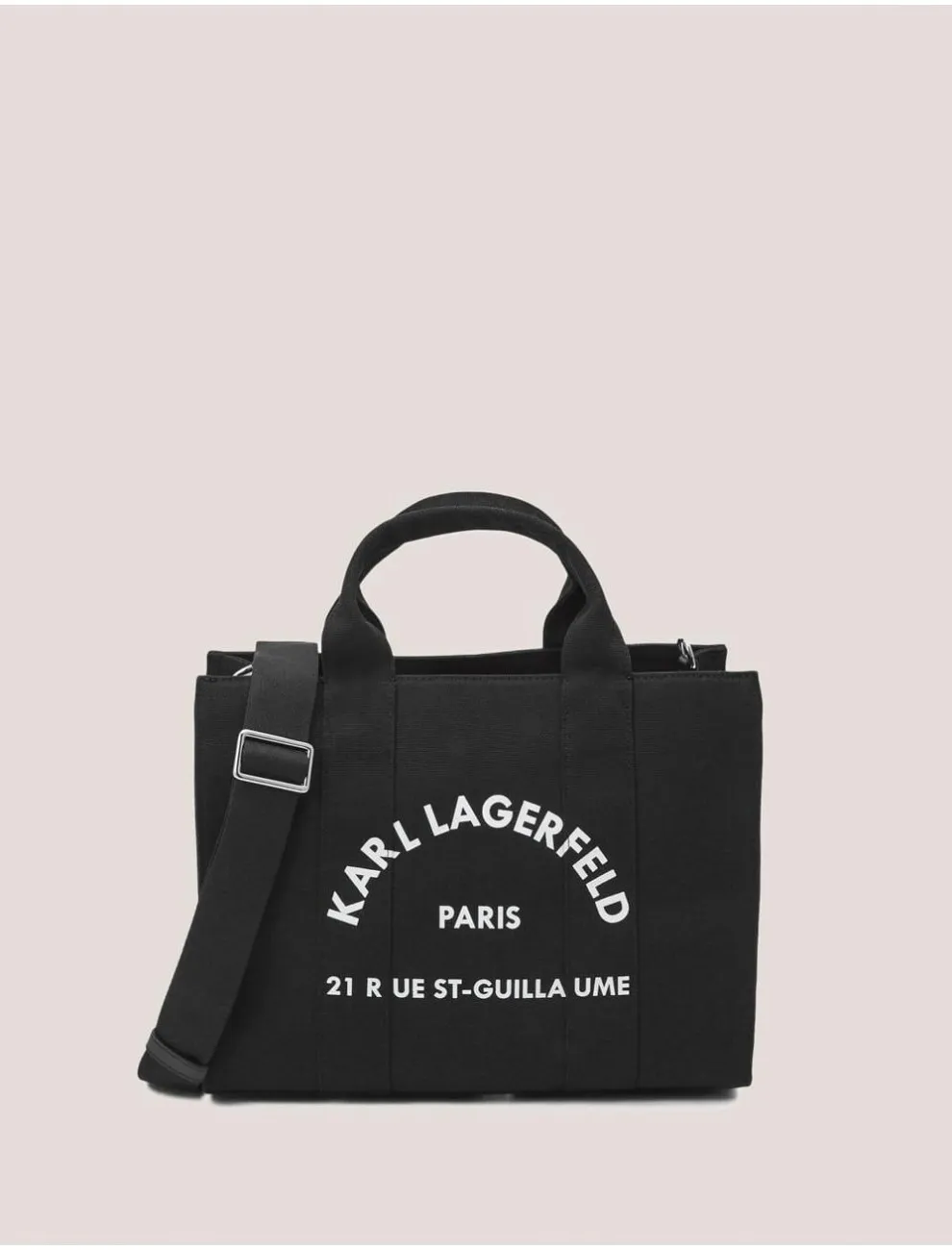 Bolso Mujer Karl Lagerfeld Rsg Square Medium Tote Negro