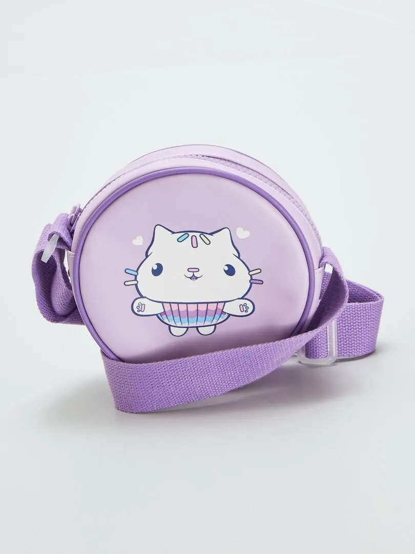 BOLSO REDONDO 'LA CASA DE MUñECAS DE GABBY'  PURPURA
