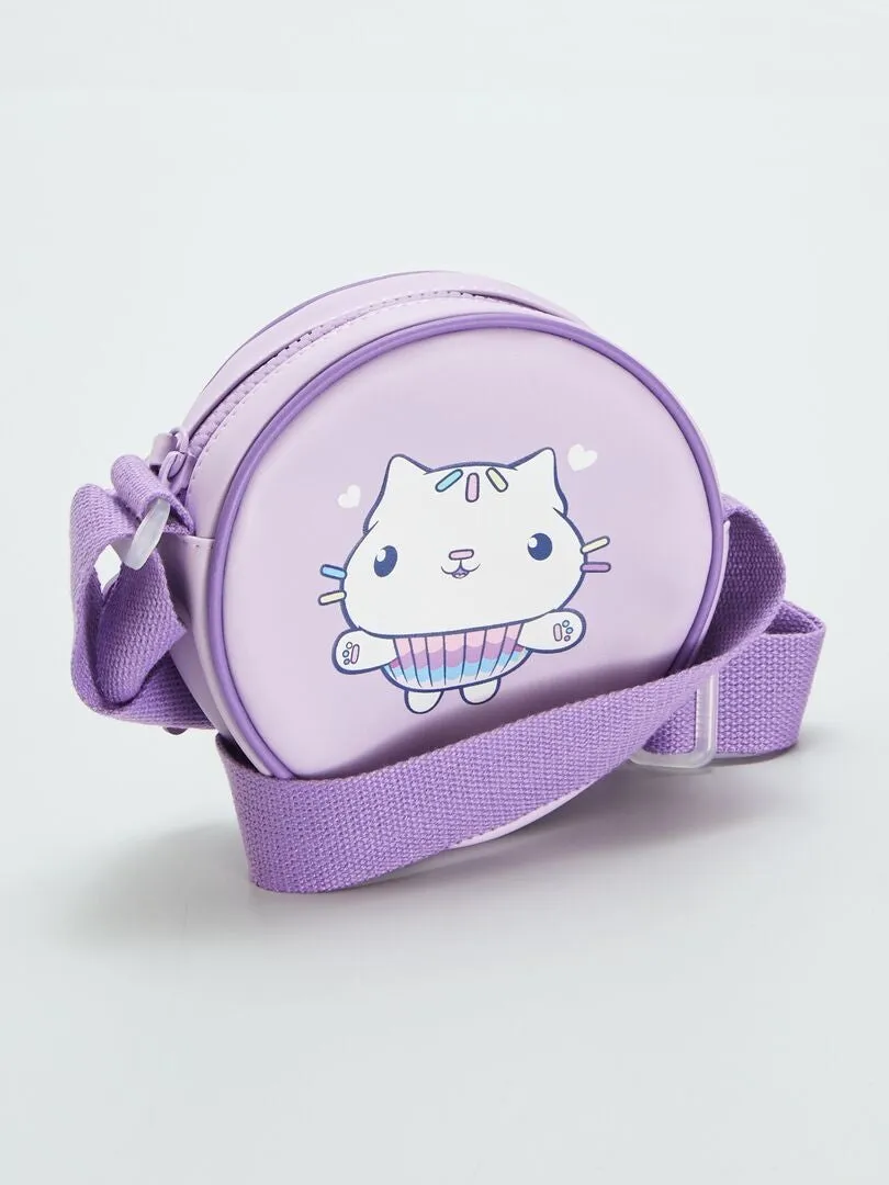 BOLSO REDONDO 'LA CASA DE MUñECAS DE GABBY'  PURPURA