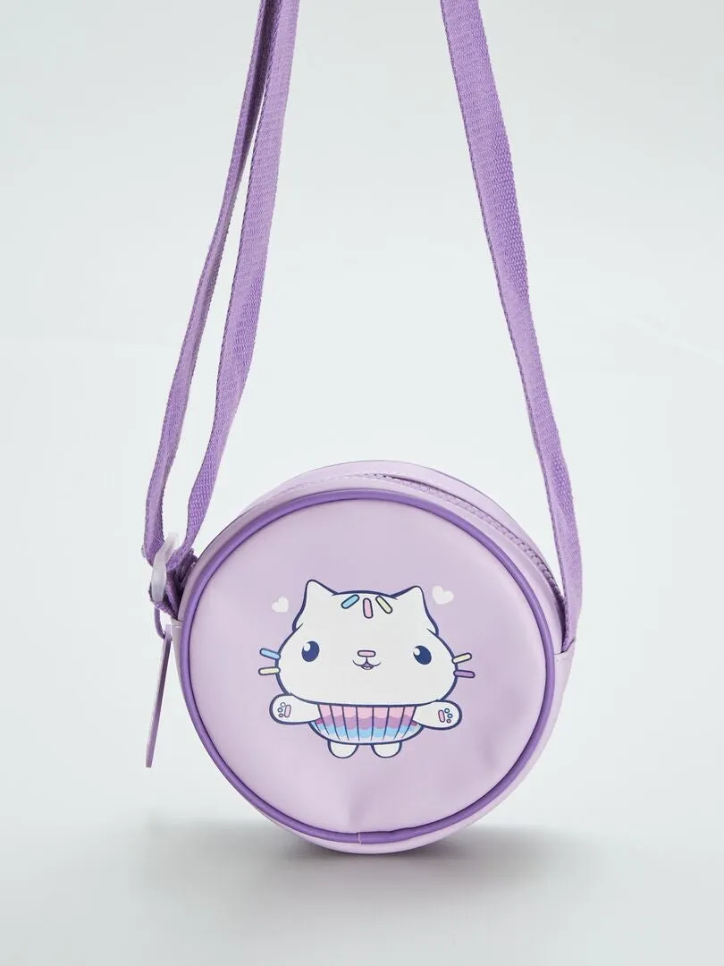 BOLSO REDONDO 'LA CASA DE MUñECAS DE GABBY'  PURPURA