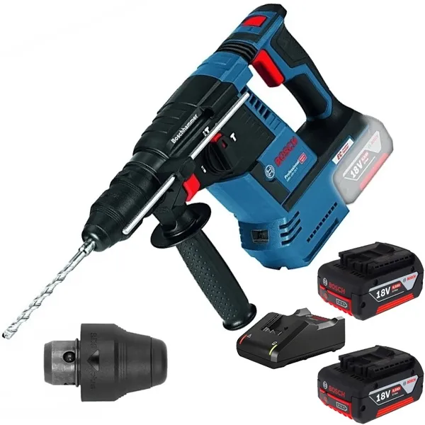 BOSCH  GBH 18V26 F  MARTILLO PERFORADOR SDSPLUS SIN BATERíAS Y CARGADORES, LIION, 18 V,  AH, 2.6 J, MOTOR SIN ESCOBILLAS +
