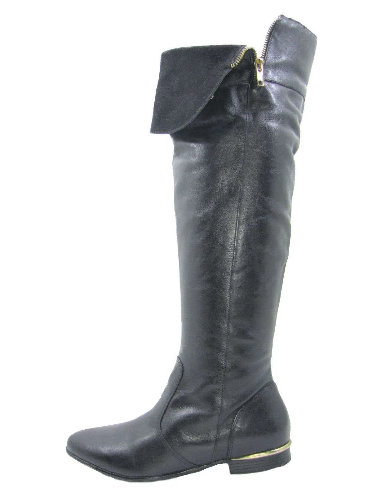 Bota Cuero Negro Vía Franca Art. 5916015preto