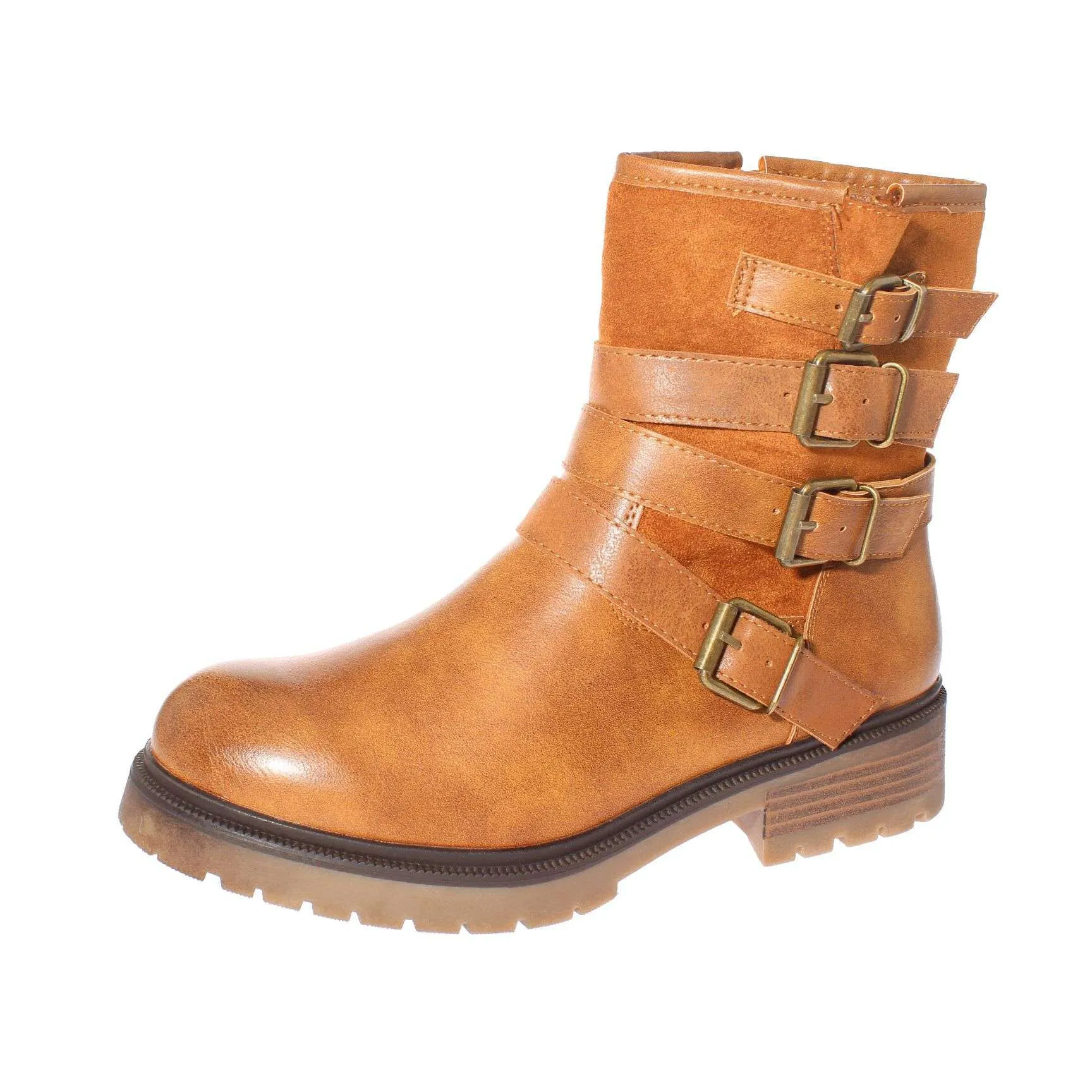 Bota Hebillas Camel Vía Franca Art. 521js61camel