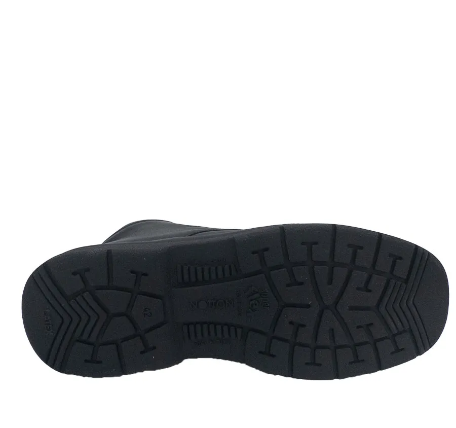 BOTA NOTTON 907 DE CALLE PIEL NEGRO PARA HOMBRE BLUCHER CORDÓN CÓMODA 17144