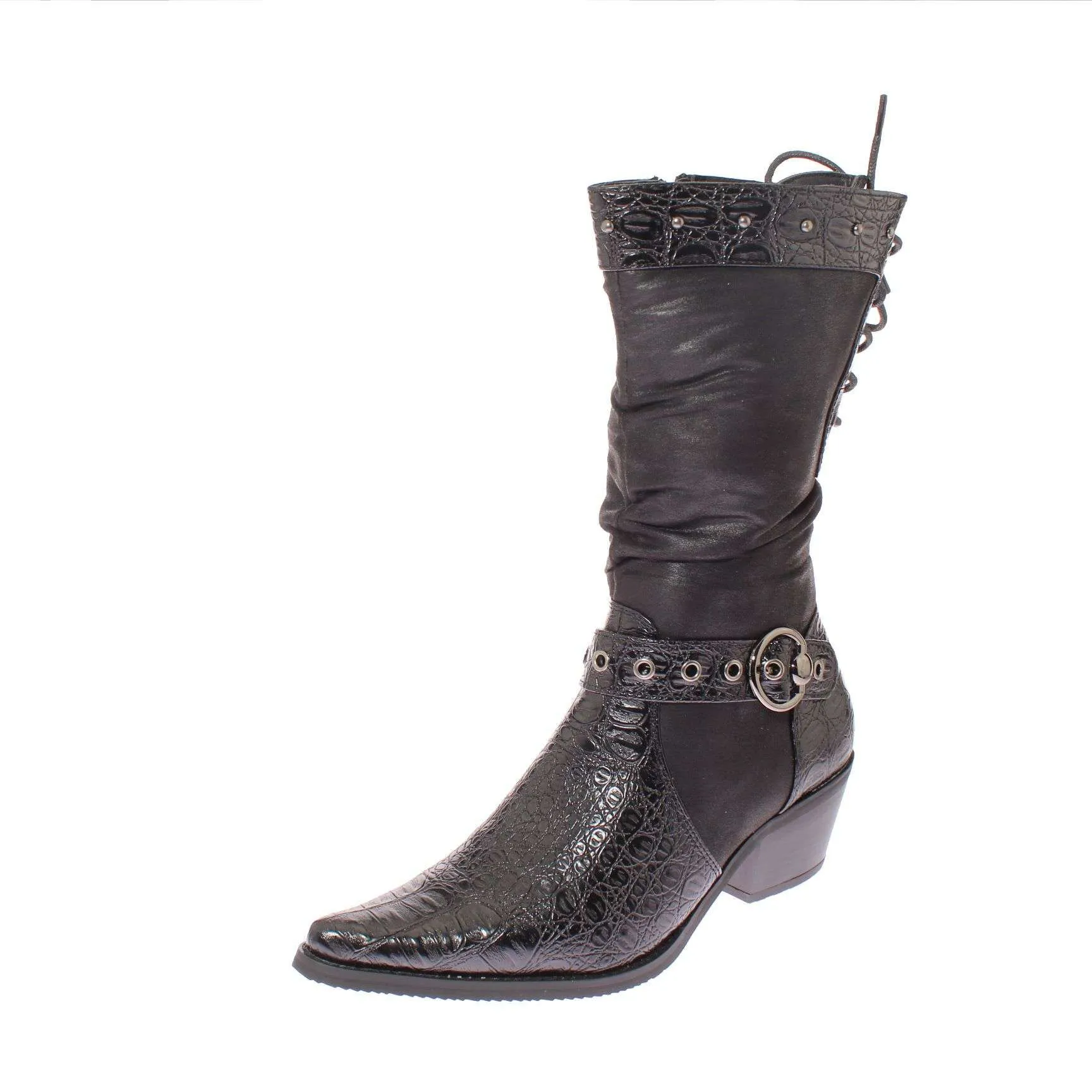 Bota Vaquera Negro Via Franca Art. 52109black