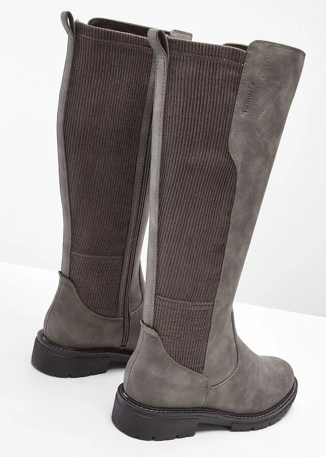 Botas cómodas de Tamaris pizarra