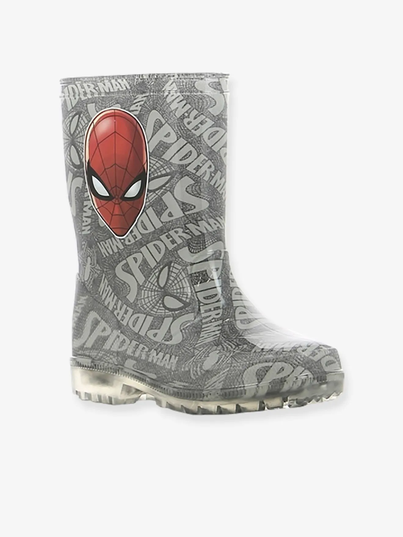 Botas de agua con suela luminosa Spiderman®