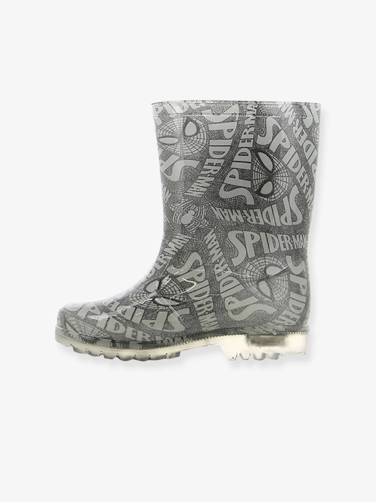 Botas de agua con suela luminosa Spiderman®