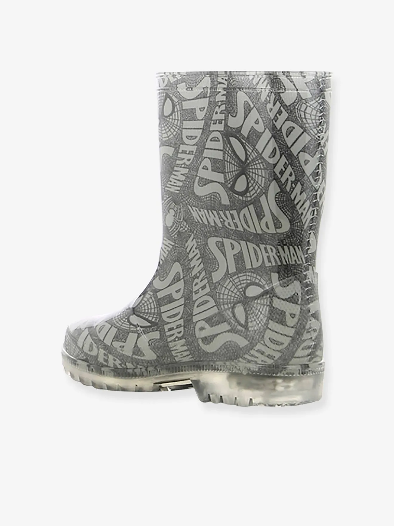 Botas de agua con suela luminosa Spiderman®
