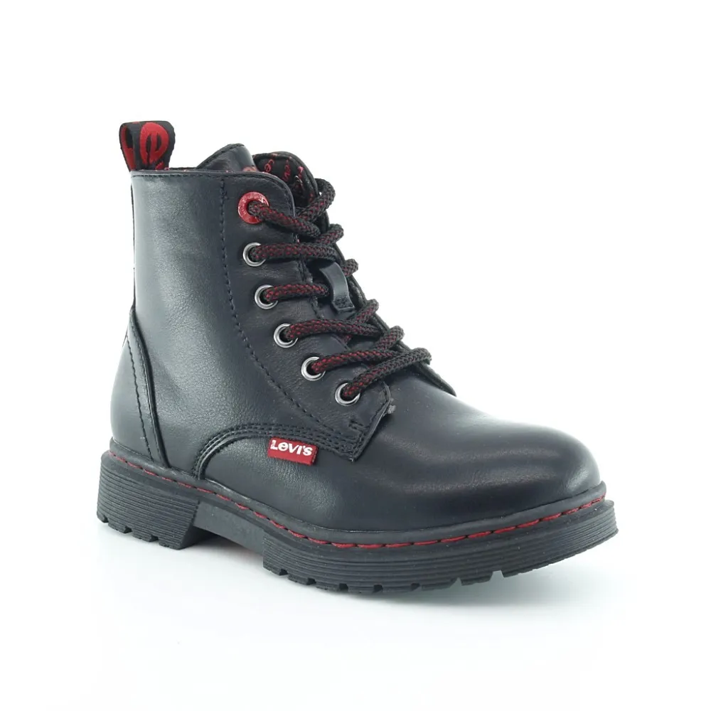 Botas militares Levi's Clover Negro