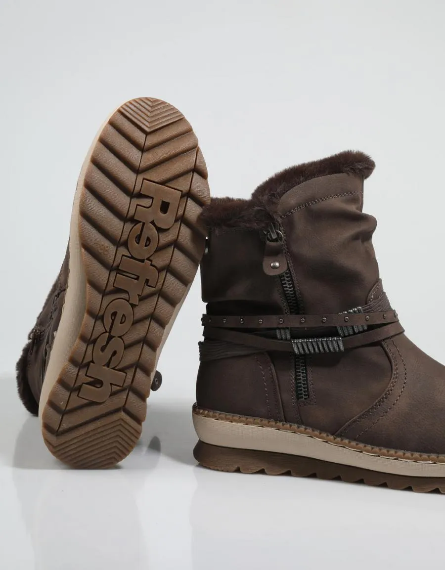  botas REFRESH 170416 en Castanho 80870