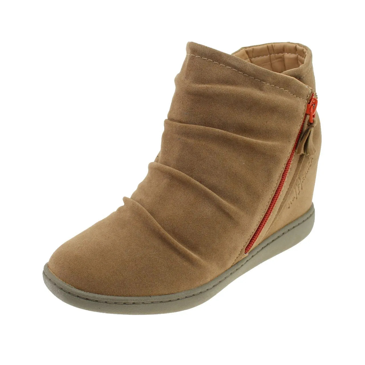 Botín Terraplen Beige Art. 5sk100beige /via Franca