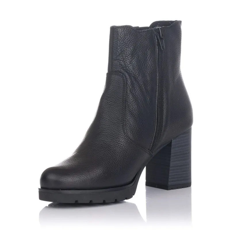 Botines De TacÓn Zapp 8945 Mujer Negro