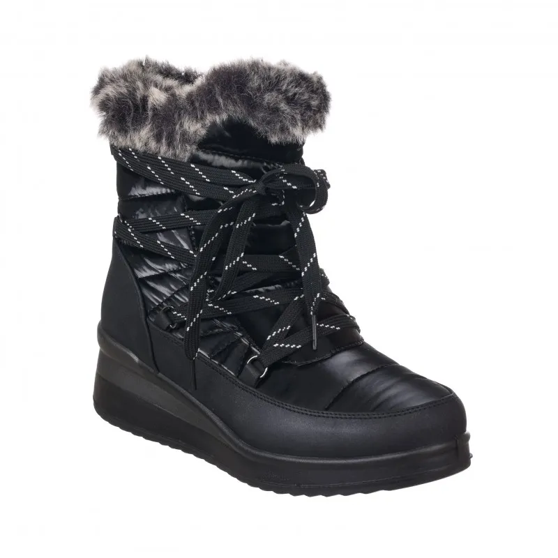 Botines Planos Zapp 570 Mujer Negro