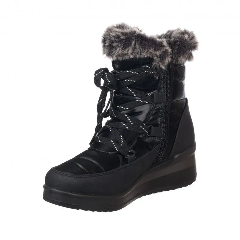 Botines Planos Zapp 570 Mujer Negro