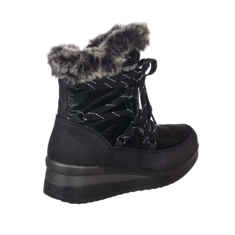 Botines Planos Zapp 570 Mujer Negro