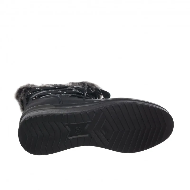 Botines Planos Zapp 570 Mujer Negro